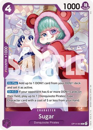Sugar (OP14-063) - [The Azure Sea's Seven] - Trinity Hobby