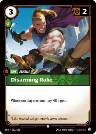 Disarming Rake (032/221) - Spiritforged - Trinity Hobby
