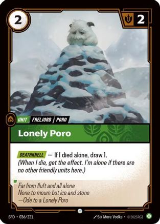 Lonely Poro (036/221) - Spiritforged - Trinity Hobby