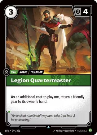Legion Quartermaster (044/221) - Spiritforged - Trinity Hobby