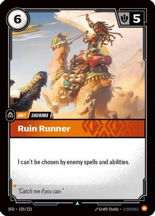 Ruin Runner (105/221) - Spiritforged Foil - Trinity Hobby