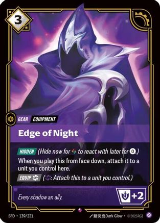 Edge of Night (139/221) - Spiritforged Foil - Trinity Hobby