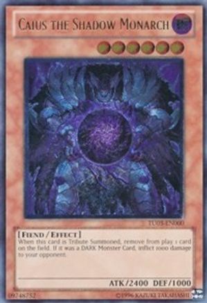 Caius the Shadow Monarch [TU03-EN000] Ultimate Rare - Trinity Hobby