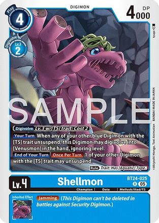 Shellmon (BT24-025) - [Time Stranger] Foil