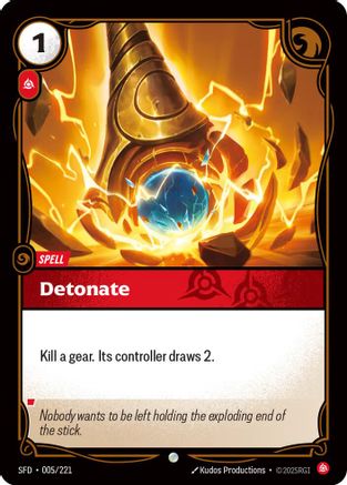 Detonate (005/221) - Spiritforged - Trinity Hobby