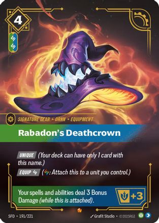 Rabadon's Deathcrown (191/221) - Spiritforged Foil - Trinity Hobby
