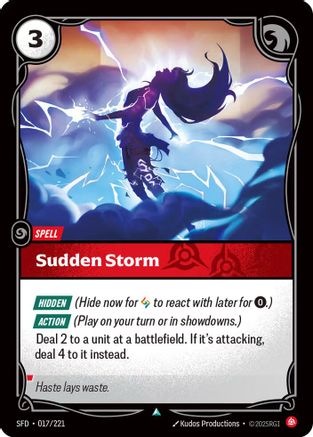 Sudden Storm (017/221) - Spiritforged - Trinity Hobby