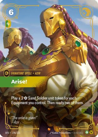 Arise! (198/221) - Spiritforged Foil - Trinity Hobby