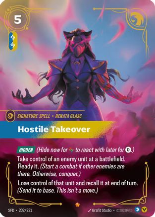 Hostile Takeover (202/221) - Spiritforged Foil - Trinity Hobby