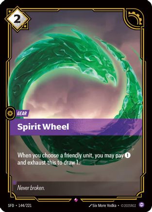 Spirit Wheel (144/221) - Spiritforged Foil - Trinity Hobby