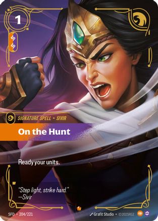 On the Hunt (204/221) - Spiritforged Foil - Trinity Hobby