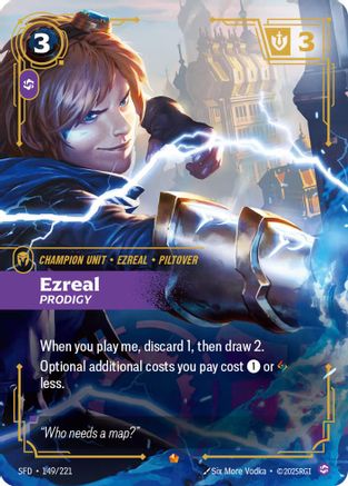 Ezreal - Prodigy (149/221) - Spiritforged Foil - Trinity Hobby