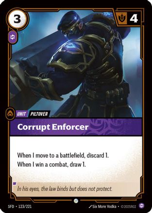 Corrupt Enforcer (123/221) - Spiritforged - Trinity Hobby