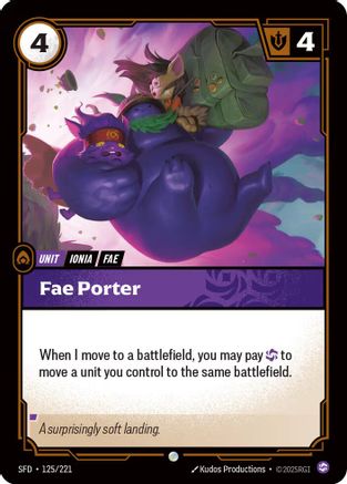 Fae Porter (125/221) - Spiritforged Foil - Trinity Hobby