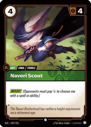 Navori Scout (037/221) - Spiritforged Foil - Trinity Hobby