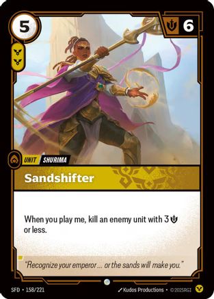 Sandshifter (158/221) - Spiritforged Foil - Trinity Hobby