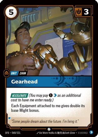 Gearhead (068/221) - Spiritforged - Trinity Hobby