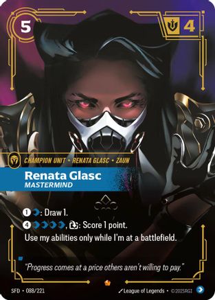 Renata Glasc - Mastermind (088/221) - Spiritforged Foil - Trinity Hobby