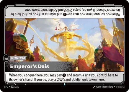Emperor's Dais (207/221) - Spiritforged Foil - Trinity Hobby