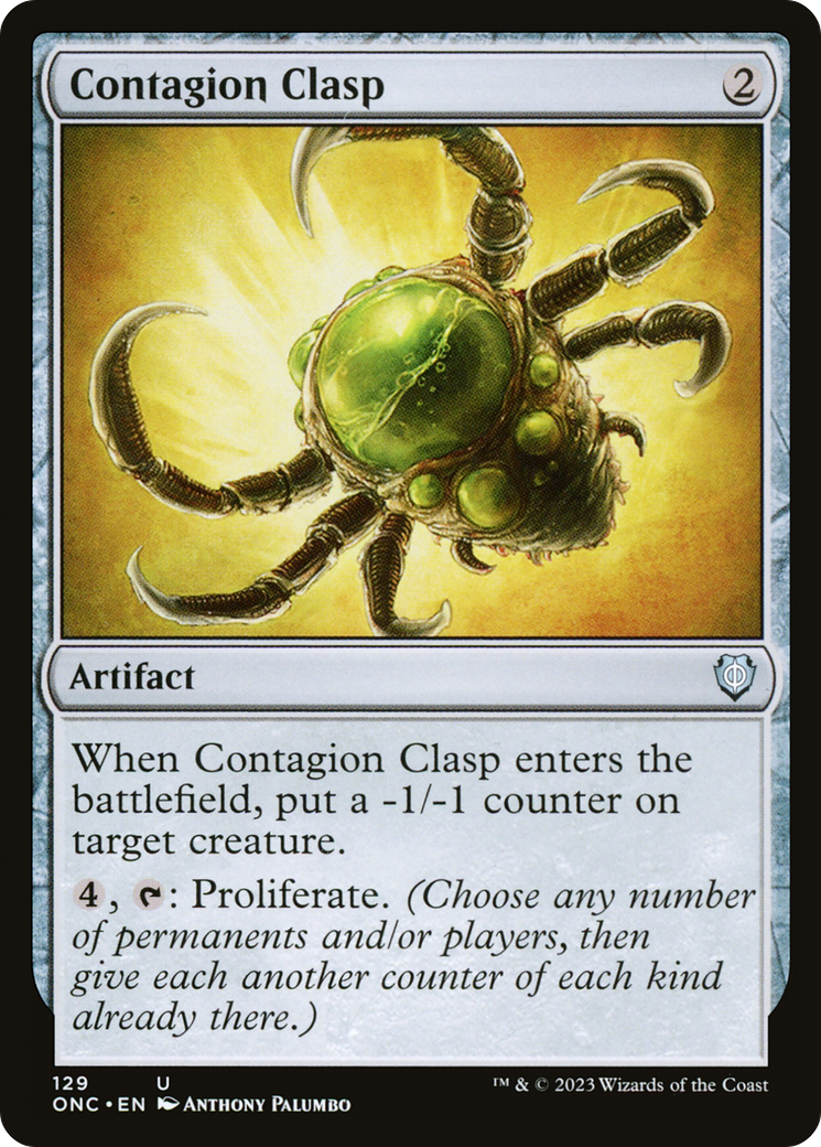 Contagion Clasp [Phyrexia: All Will Be One Commander] - Trinity Hobby