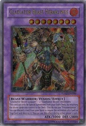 Gladiator Beast Heraklinos [TU02-EN000] Ultimate Rare - Trinity Hobby