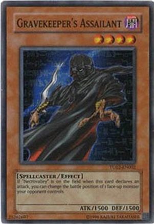 Gravekeeper's Assailant [TU02-EN002] Super Rare - Trinity Hobby