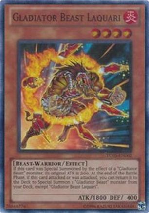 Gladiator Beast Laquari [TU05-EN002] Super Rare - Trinity Hobby