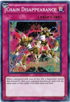 Chain Disappearance [TU06-EN002] Super Rare - Trinity Hobby
