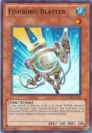 Fishborg Blaster [TU06-EN004] Super Rare - Trinity Hobby
