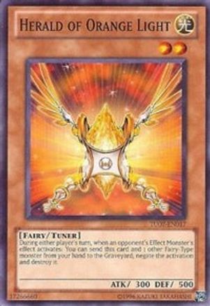 Herald of Orange Light [TU07-EN017] Common - Trinity Hobby