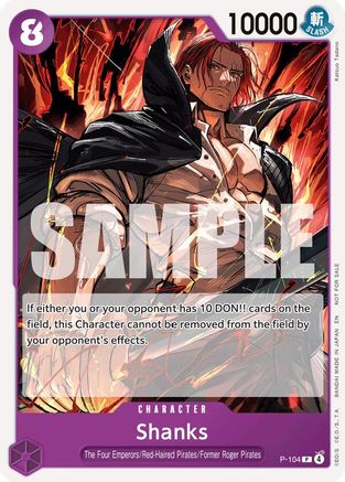 Shanks (Store Tournament 2025 Vol. 4) (P-104) - [One Piece Promotion Cards] - Trinity Hobby