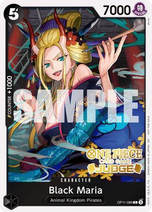 Black Maria (Judge Pack Vol. 7) (OP11-089) - [One Piece Promotion Cards] Foil