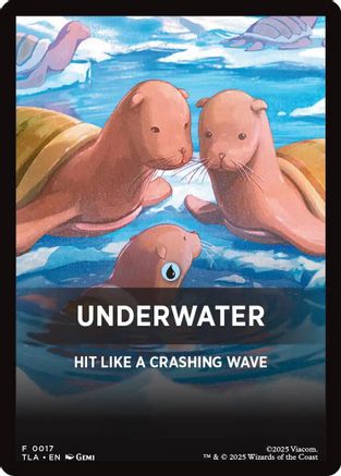 Underwater Theme Card  (TLA-017) - [Avatar: The Last Airbender] - Trinity Hobby