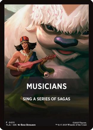 Musicians Theme Card  (TLA-031) - [Avatar: The Last Airbender] - Trinity Hobby