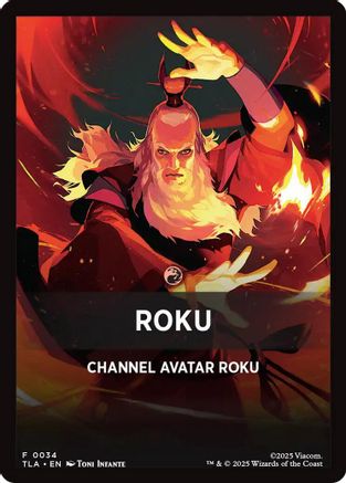 Roku Theme Card  (TLA-034) - [Avatar: The Last Airbender] - Trinity Hobby