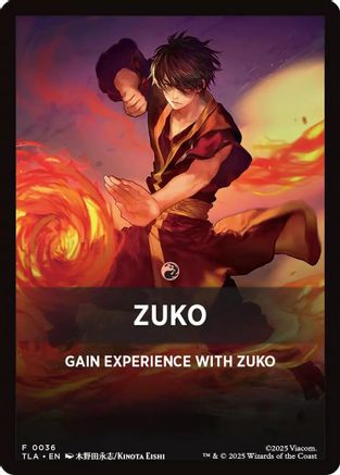 Zuko Theme Card  (TLA-036) - [Avatar: The Last Airbender] - Trinity Hobby