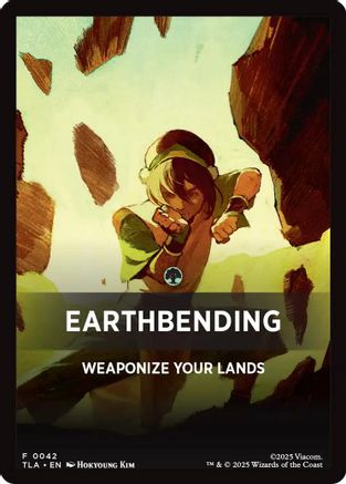 Earthbending Theme Card (0042)  (TLA-042) - [Avatar: The Last Airbender] - Trinity Hobby