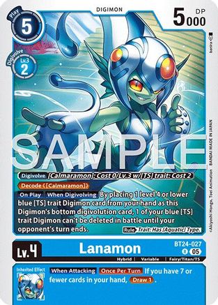 Lanamon (BT24-027) - [Time Stranger] Foil - Trinity Hobby