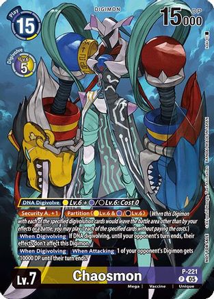 Chaosmon (Time Stranger Box Topper) (P-221) - [Time Stranger] Foil - Trinity Hobby