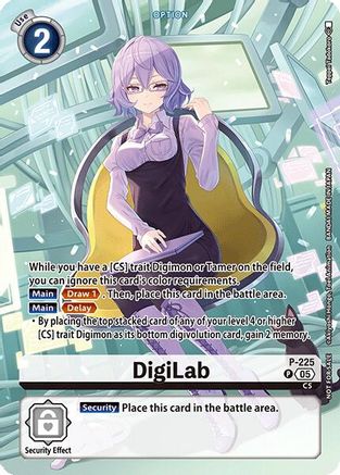 Digilab (Time Stranger Box Topper) (P) - [Digimon Promotion Cards] Foil - Trinity Hobby