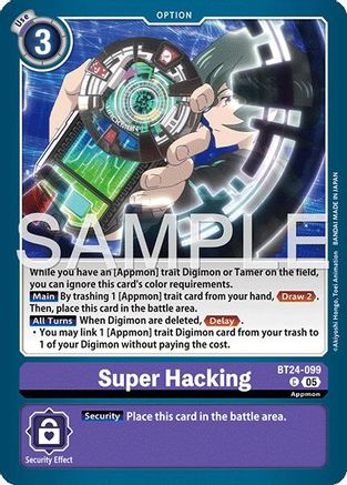Super Hacking (BT24-099) - [Time Stranger] - Trinity Hobby