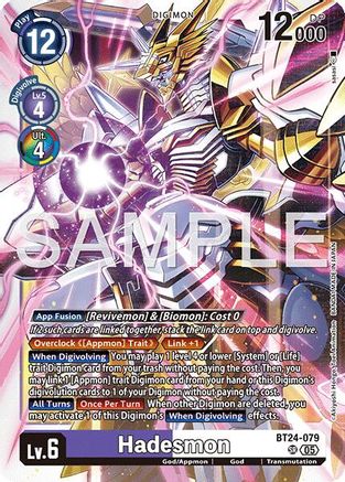 Hadesmon (BT24-079) - [Time Stranger] Foil