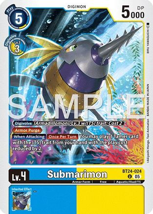 Submarimon (BT24-024) - [Time Stranger] - Trinity Hobby