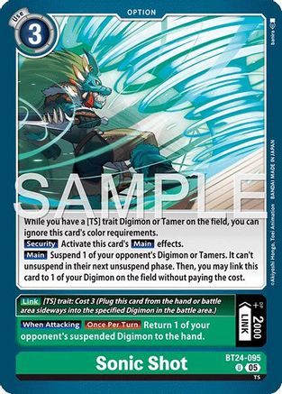 Sonic Shot (BT24-095) - [Time Stranger] - Trinity Hobby