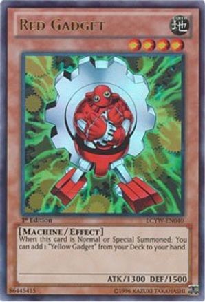 Red Gadget [LCYW-EN040] Ultra Rare - Trinity Hobby