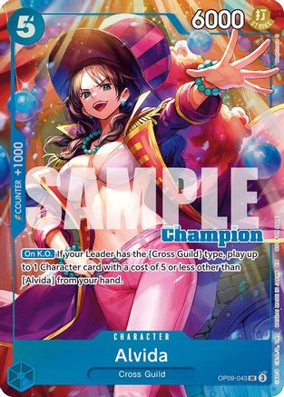 Alvida (CS 25-26 Winner Card Set 2) (OP09-043) - [One Piece Promotion Cards] Foil