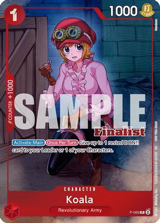 Koala (CS 25-26 Finalist Card Set 2) (P-069) - [One Piece Promotion Cards] Foil