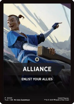 Alliance Theme Card  (TLA-003) - [Avatar: The Last Airbender] - Trinity Hobby