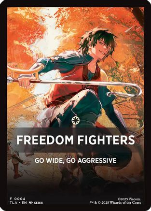 Freedom Fighters Theme Card  (TLA-004) - [Avatar: The Last Airbender] - Trinity Hobby