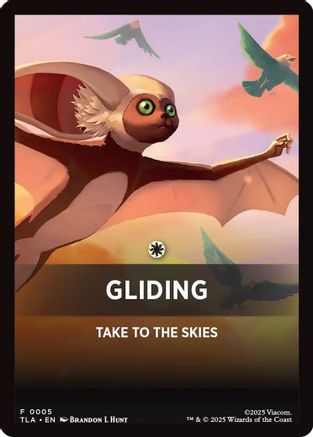 Gliding Theme Card  (TLA-005) - [Avatar: The Last Airbender] - Trinity Hobby